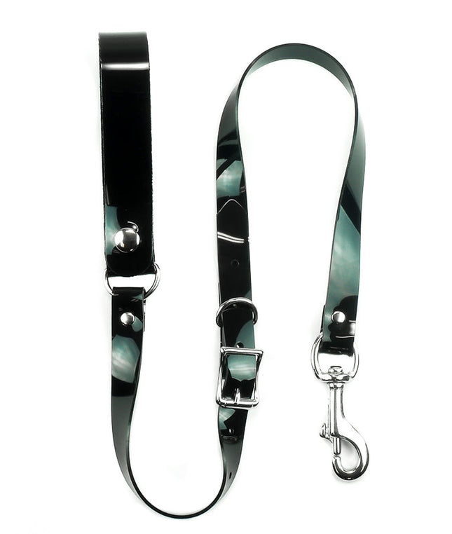 FML102VN-BLK PVC LEASH WITH 3" HOOK