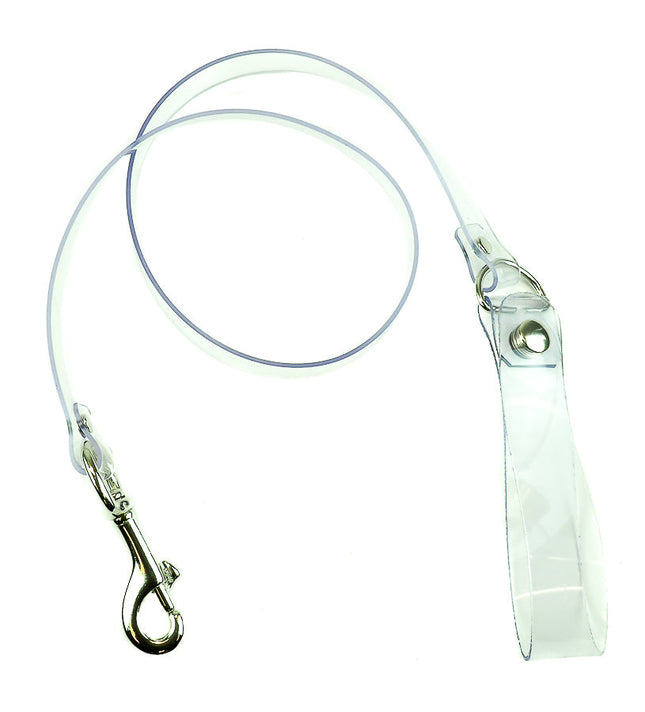 FML102VN-CLR PVC LEASH WITH 3" HOOK