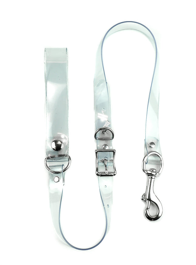 FML102VN-CLR PVC LEASH WITH 3" HOOK