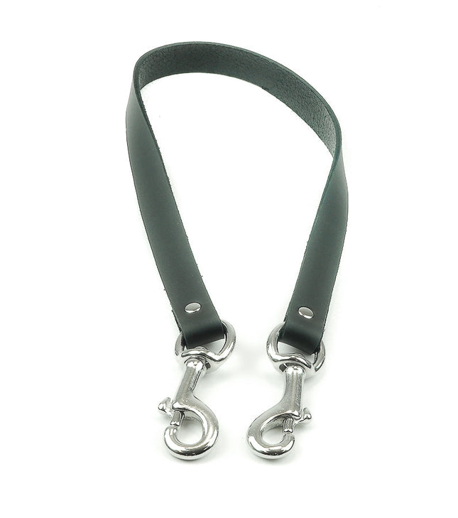 FML107 LEATHER LEASH WITH 3" TRIGGER CLASP
