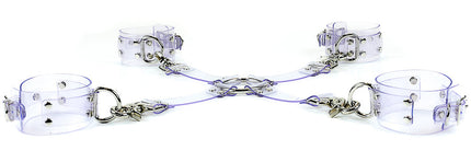 FMS101VN  FOUR WAY LARGE D RING RESTRAINTS ANKLE AND WRIST PVC VINYL
