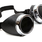 Black with Silver Outline