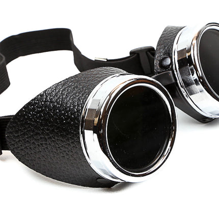 G111 SIDE LEATHER AVIATOR GOGGLES
