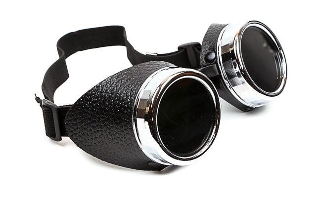 G111 SIDE LEATHER AVIATOR GOGGLES