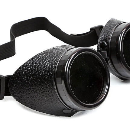 G111 SIDE LEATHER AVIATOR GOGGLES