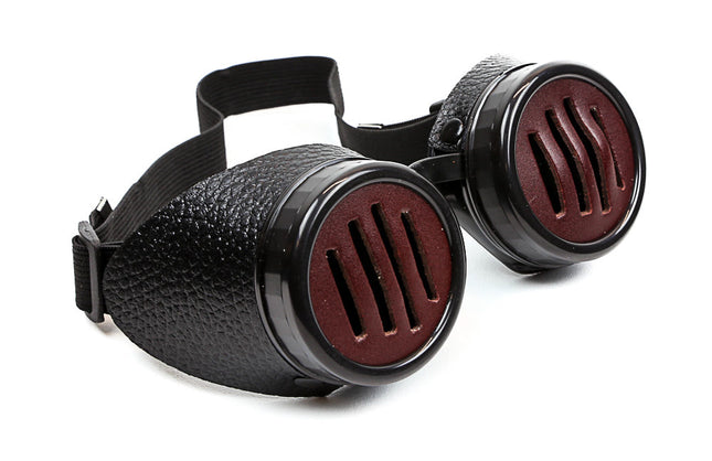 G131 LEATHER SHUTTER GOGGLES WITH OUTLINE