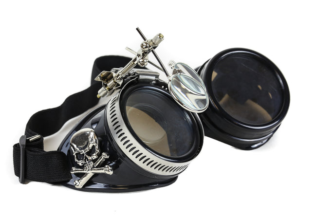 G240 SKULL GOGGLES WITH 2X LENS