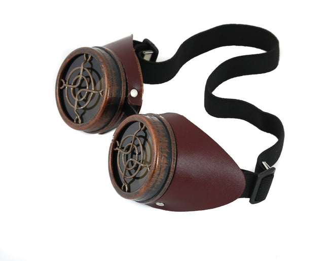 G249 LEATHER SIDED GRILLED GOGGLES