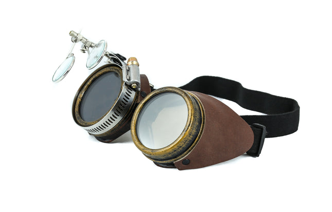 G260 2X LOUPE LENS LEATHER BOUNDED GOGGLES