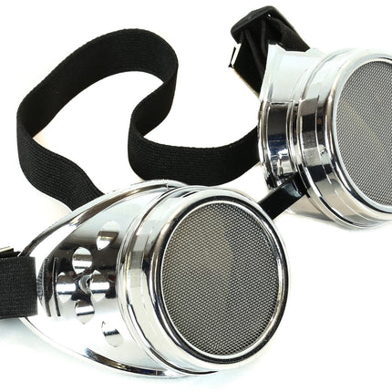 G261 SILVER MESH GOGGLES