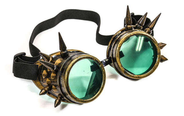 G303BRS BRASS SPIKE GOGGLES COLOR LENS