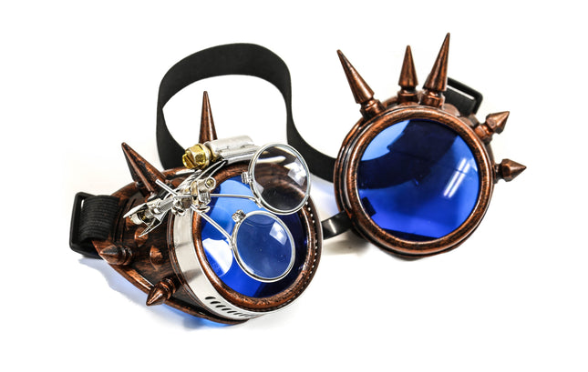 G304COP 16X LOUPE COPPER SPIKE GOGGLES COLORED LENS