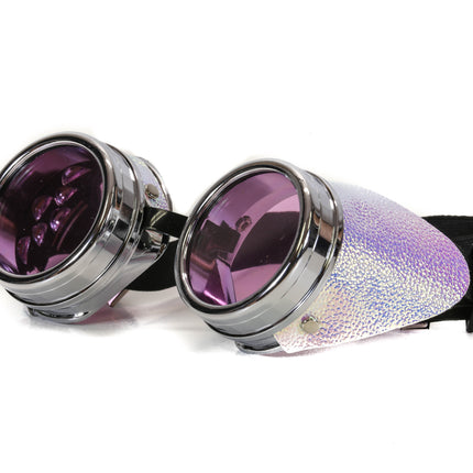 G405RAINBOW-HOLOGRAPHIC RAINBOW SILVER FRAME