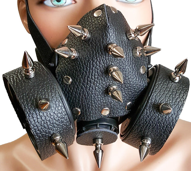 GM119 FULL LEATHER WRAPPED 14 SPIKE