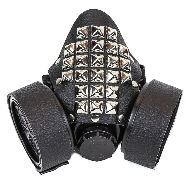 GM123 FULL LEATHER STUDDED