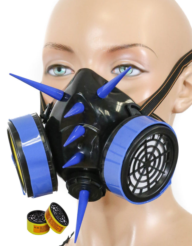 GM168  3" SPIKE GIANT NEON PIN  GAS MASK