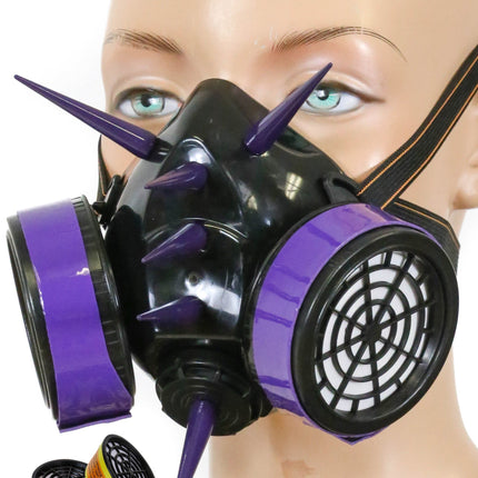 GM168  3" SPIKE GIANT NEON PIN  GAS MASK