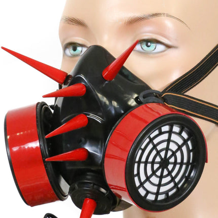 GM168  3" SPIKE GIANT NEON PIN  GAS MASK