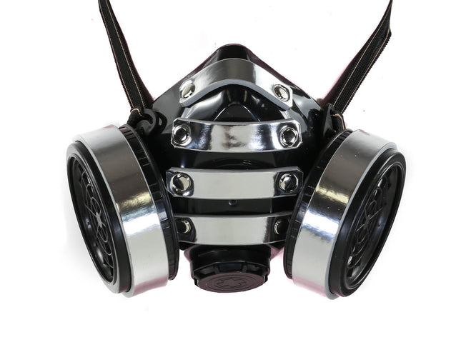 GM176 STRAPPED GAS MASK DUAL ACTIVE FILTER INCLUDED