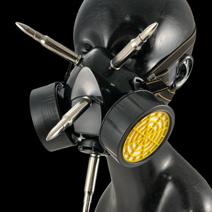 GM200 GAS MASK RESPIRATOR WITH 3" [308] AND 2"