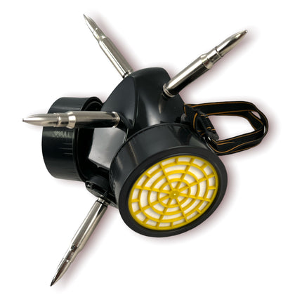 GM200 GAS MASK RESPIRATOR WITH 3" [308] AND 2"