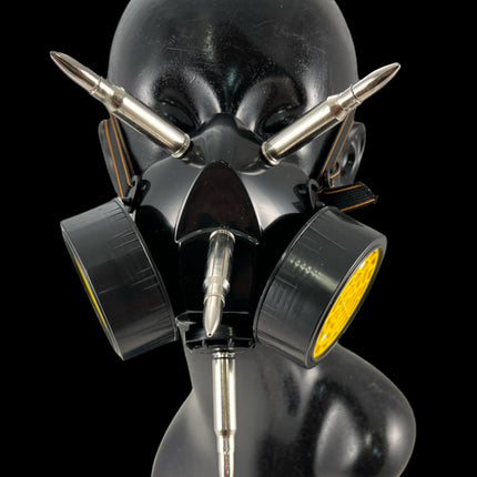 GM200 GAS MASK RESPIRATOR WITH 3" [308] AND 2"