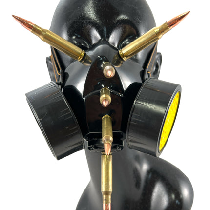 GM205 GAS MASK RESPIRATOR WITH 3" [308] AND 2"
