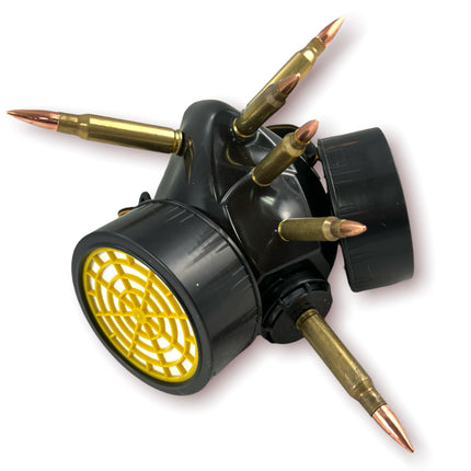 GM205 GAS MASK RESPIRATOR WITH 3" [308] AND 2"