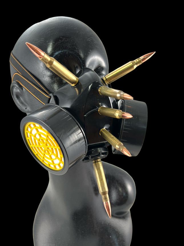 GM205 GAS MASK RESPIRATOR WITH 3" [308] AND 2"