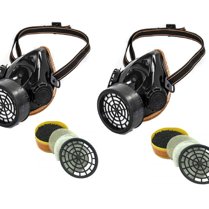 GM300 SINGLE FILTER LIGHTWEIGHT GAS MASK RESPIRATOR