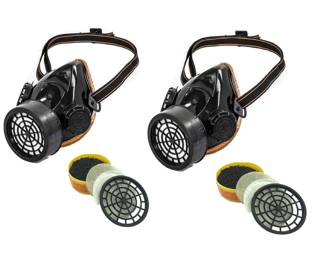 GM300 SINGLE FILTER LIGHTWEIGHT GAS MASK RESPIRATOR