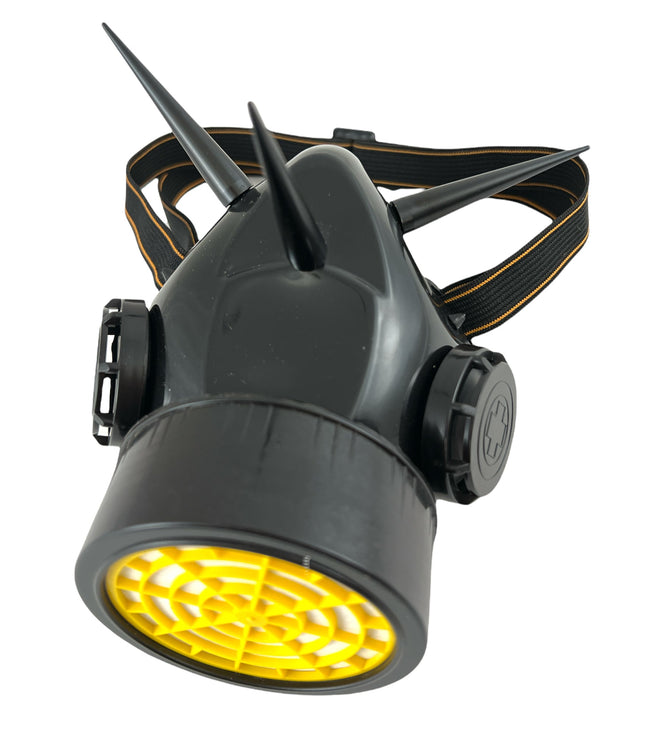GM303 SINGLE FILTER LIGHTWEIGHT SPIKE GAS MASK RESPIRATOR 3"