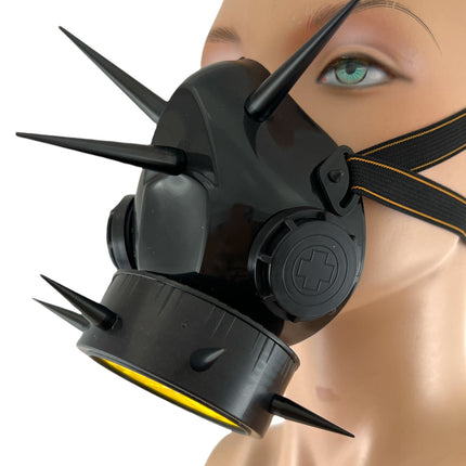 GM304 SINGLE FILTER LIGHTWEIGHT SPIKE GAS MASK RESPIRATOR 3"