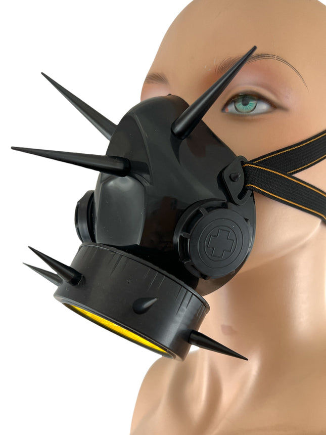 GM304 SINGLE FILTER LIGHTWEIGHT SPIKE GAS MASK RESPIRATOR 3"