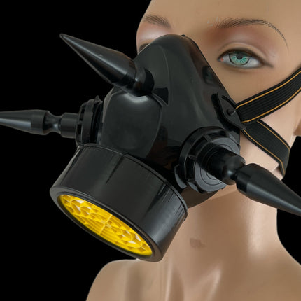 GM308 SINGLE FILTER LIGHTWEIGHT SPIKE GAS MASK RESPIRATOR 3PCS