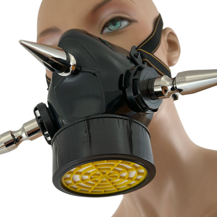 GM308 SINGLE FILTER LIGHTWEIGHT SPIKE GAS MASK RESPIRATOR 3PCS