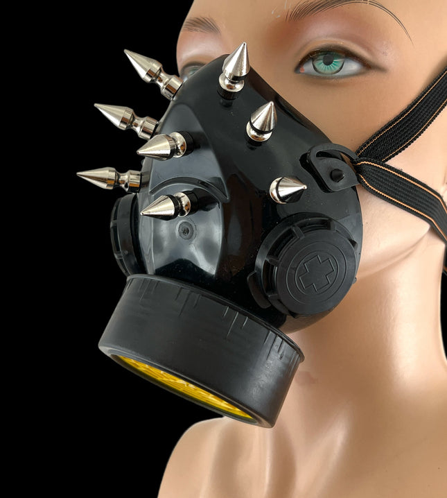 GM312 SINGLE FILTER LIGHTWEIGHT SPIKE GAS MASK RESPIRATOR 8PCS
