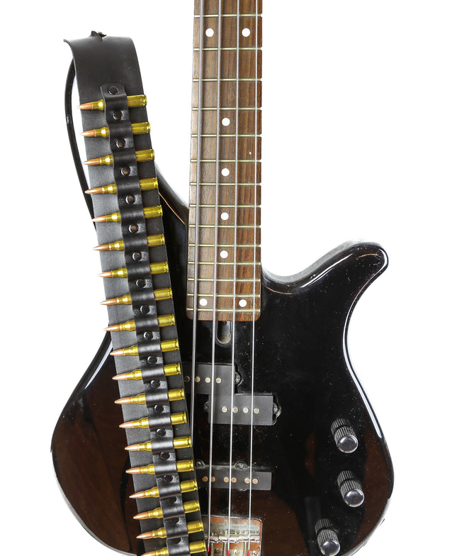 GS125  BULLET LINK GUITAR STRAP GENUINE LEATHER