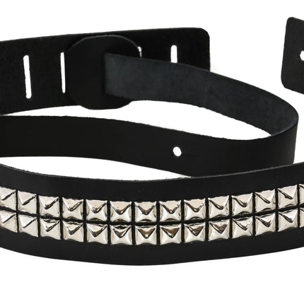 GS278 GUITAR STRAP 2 ROW PYRAMID