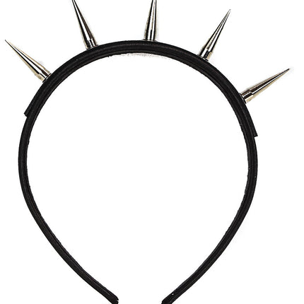 HB102 TALL SPIKE HEADBAND 25MM-1.25" WIDE 40MM-1 1/2" WIDE