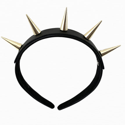 HB102 TALL SPIKE HEADBAND 25MM-1.25" WIDE 40MM-1 1/2" WIDE