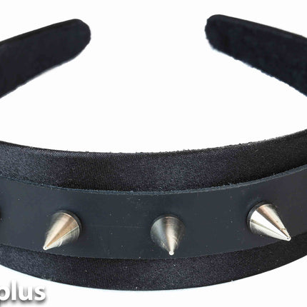 HB104 CONE SPIKE HEADBAND 25MM-1.25" WIDE 40MM-1 1/2" WIDE