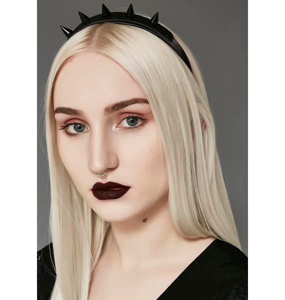 HB104-BS  CONE SPIKE ACRYLIC HEADBAND
