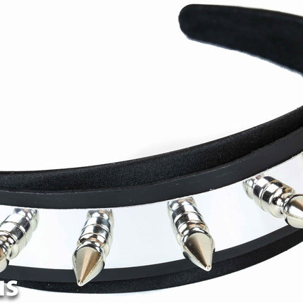 HB106 METAL PLATE SPIKE HEADBAND