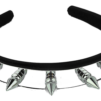 HB106 METAL PLATE SPIKE HEADBAND