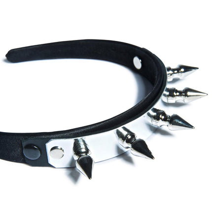 HB106 METAL PLATE SPIKE HEADBAND