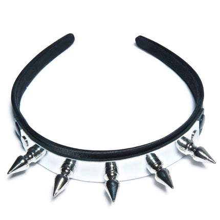 HB106 METAL PLATE SPIKE HEADBAND
