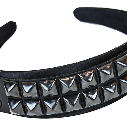 HB142-BLK  STUDDED HEADBAND