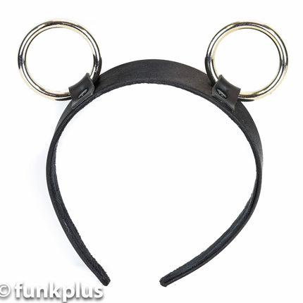 HB145-150 1.5" RING HEADBAND WITH SILVER RINGS 25MM-1.25" WIDE