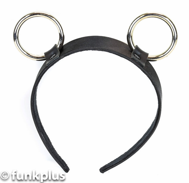 HB145-150 1.5" RING HEADBAND WITH SILVER RINGS 25MM-1.25" WIDE